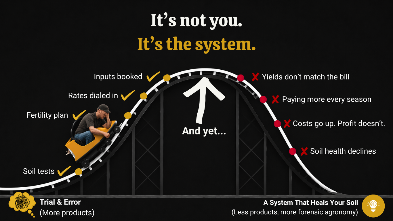 It is not you. It is the system.