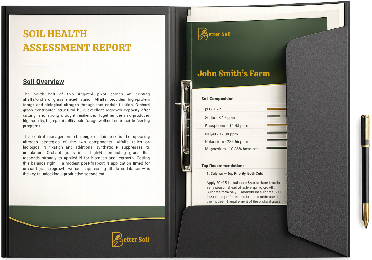 Sample Better Soil report